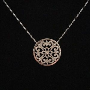 Touchstone Crystal by Swarovski Filigree Necklace